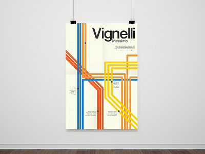 Massimo Vignelli Poster design grids typography
