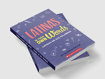 Latinas In Their Own Words Book book book cover design editorial design illustraion indesign layout design typography