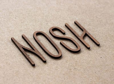 NOSH Logo branding design