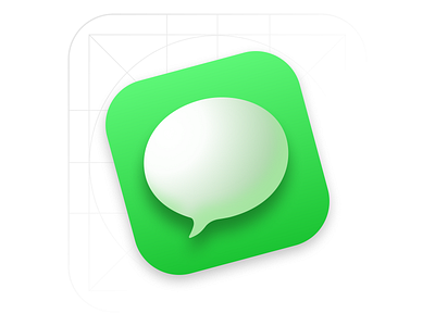 iMessage icon macOS Big Sur - Figma