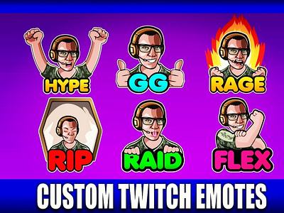 Twitch emotes and sub badges