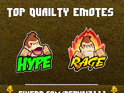 donkey kong emotes design esport logo subbadges twitch twitch banner twitch logo twitchemote youtube banner youtube logo