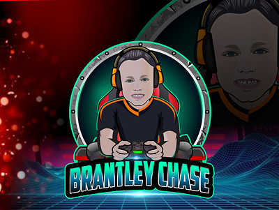 Brantley Chase logo jpeg design esport logo mascot subbadges twitch twitch banner twitch logo youtube banner youtube logo