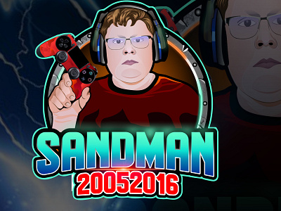 sandman logo jpeg design esport logo mascot subbadges twitch twitch banner twitch logo youtube banner youtube logo