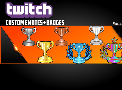 trophies sub badges banner design esport mascot twitch twitch banner twitch logo twitchemote youtube banner youtube logo