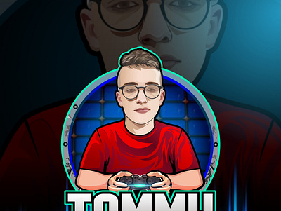 Tommy logo design esport logo mascot subbadges twitch twitch banner twitch logo youtube banner youtube logo