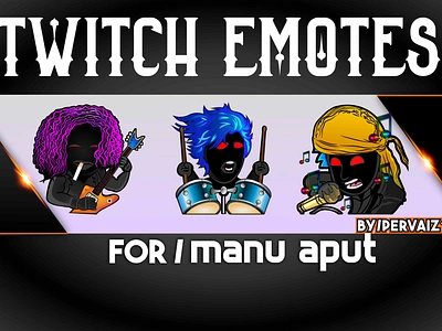 black spirit music emotes design esport illustration logo subbadges twitch twitch banner twitch logo twitchemote youtube banner youtube logo