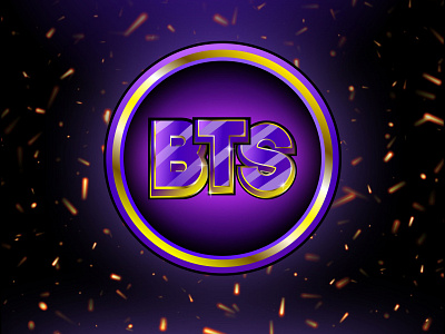 bts text logo