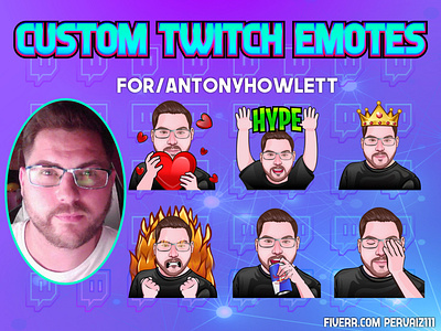 emotes from picture design emotes esport graphic design illustration logo motion graphics subbadges tw twitch banner twitch logo youtube banner youtube logo