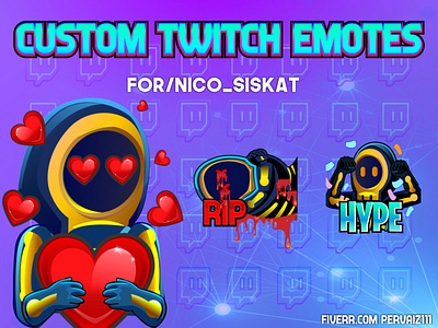 Skelton Emotes design esport illustration logo subbadges twitch banner twitch logo youtube banner youtube logo