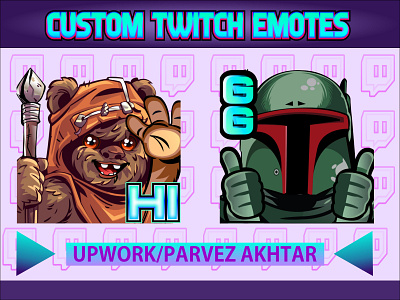 star wars characters Ewok twitch Emotes