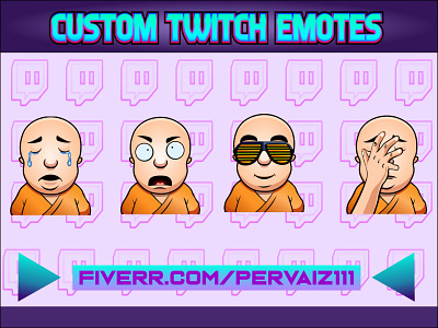 Buddha twitch emotes buddah buddahemotes buddahtwitchemotes customemotes design esport illustration logo subbadges twitch banner twitch logo youtube banner youtube logo