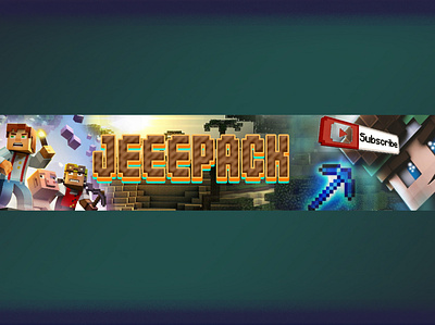 Minecraft YouTube banner minecraftbanner minecraftyoutubebanner twitch banner youtube banner youtube logo