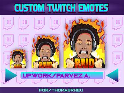 Raid twitch emotes