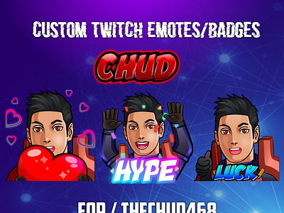 Chud twitch emotes badges chud chudemotes chudgamingcharacteremotes chudtwitchemotes