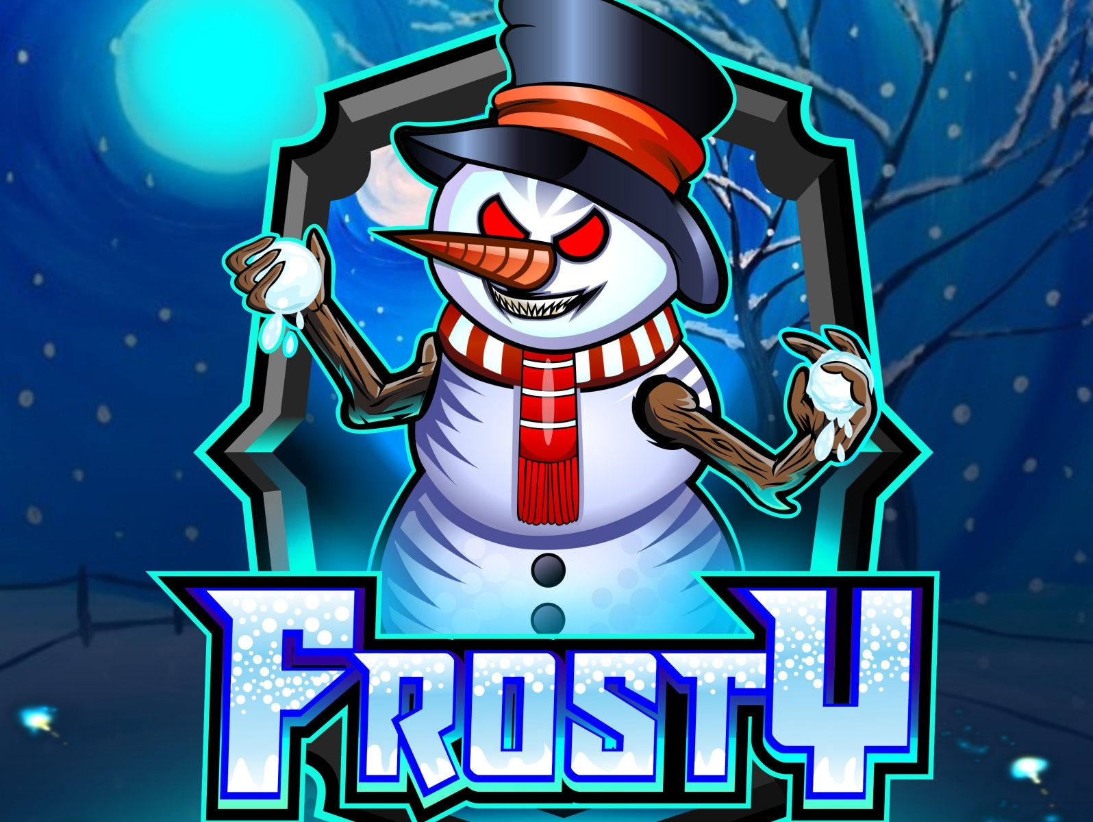 Snowman frosty logo by CartoonArtist(Freelancer) on Dribbble