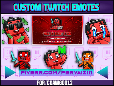 Minecraft custom emotes,badges,screens