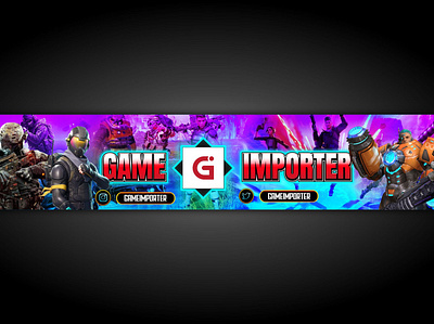 GAMING  BANNER by LogoDesigner(Freelancer) on Dribbble