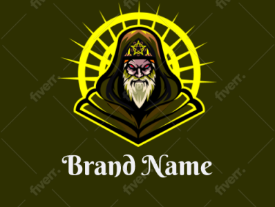 wizard gaming logo graphic design magician wizard wizard cartoon art wizard fiverr wizard gaming logo wizard logo maker