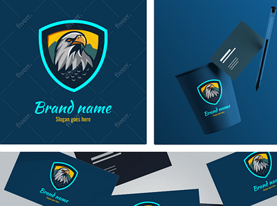 Eagle Logo For Sports Team, Gaming Channel eagle eagle cartoon eagle game logo eagle gaming eagle head eagle illustration eagle logo eagle mascot eagle sports logo fiverr logo maker logo youtube profile picture