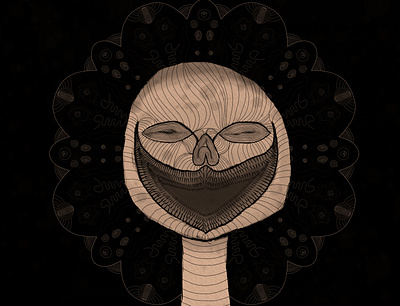Sketch for [DAY24] artwork creepy drawing horror horror art illustration monster pattern scary sketch