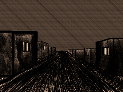 sketch for [DAY40] abstract abstract art artwork creepy drawing horror horror art pattern perspective scary sketch