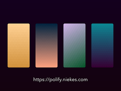 Low poly backgrounds | polify.niekes.com