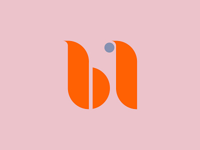 BF logo illustration logo typography