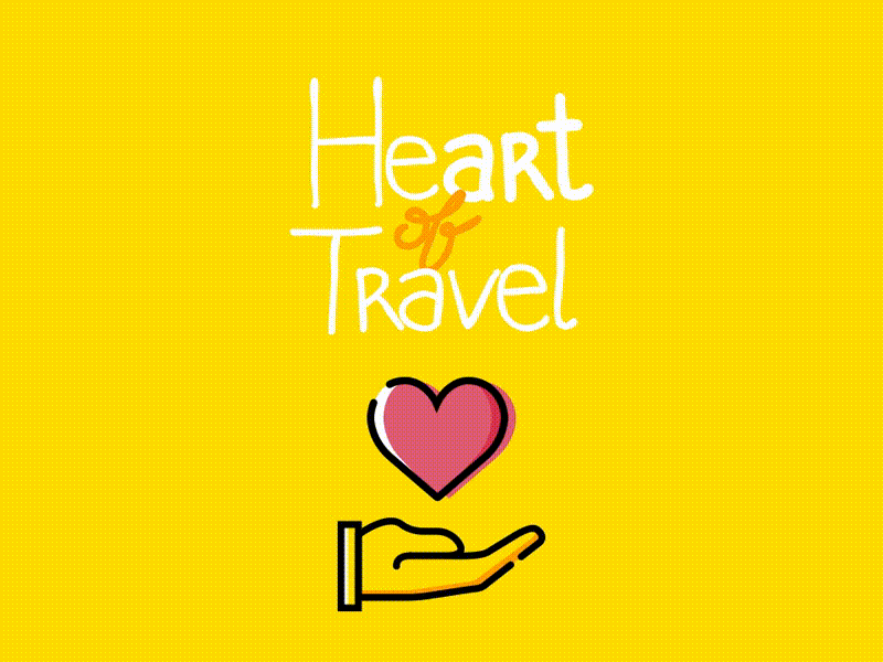 Heart 2 animation art hand heart pulse travel