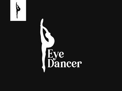 Eye Ballet art ballet logo blackandwhite branding creative creative design dancer design dual meaning eye eye catching icon illustration logo negativespace