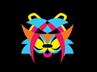 Psychedelic Tiger : Logo aside brands brand branding logo logo design naina psychedelic tiger