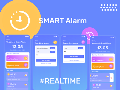 Ui smart-Alarm App ui