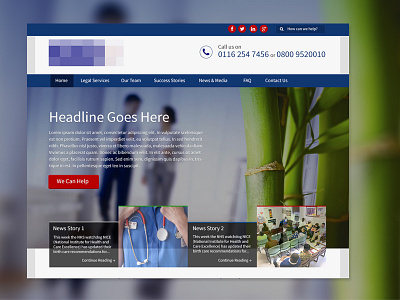 Corporate Website Redesign business corporate responsive ux web design wip