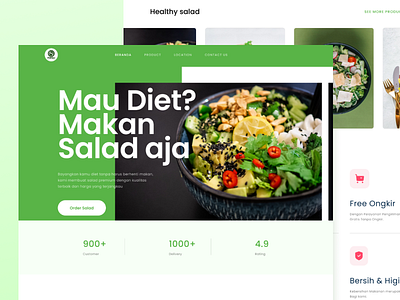 Landing Page Salad