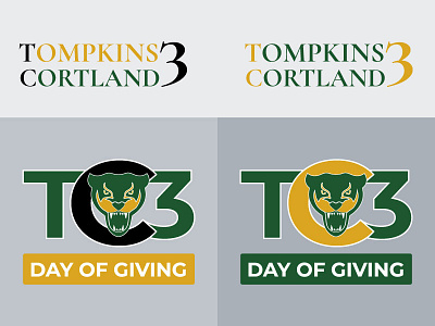 Logos for Tompkins Cortland Giving Day