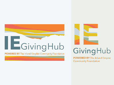 IE Giving Hub Logo Design branding graphic design illustration illustrator logo