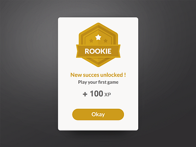 Badge card 1 badge card clean flat game illustration ios ui