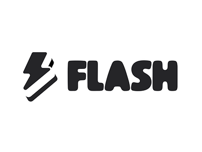 Flash Logotype app branding entertaining exploration flash illustrator logo logotype vector