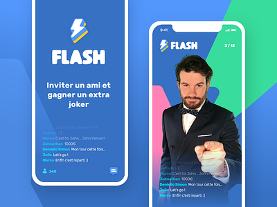 Flashbreak Mobile App app branding exploration game illustrator ios iphone logo logotype mobile vector