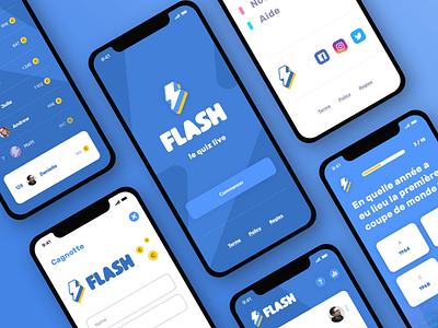 Flashbreak App app branding game illustrator ios iphone logo logotype mobile vector