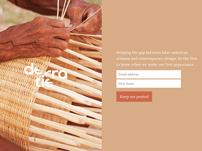 DeTierra Landing Page