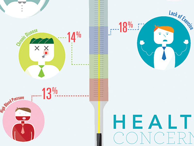 Infographic Exercise infographic illustration health design