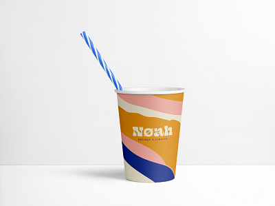 Noah Sorveteria branding design golend ratio illustration logo minimal type typography vector visual identity