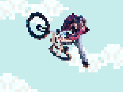 BMX 8-Bit Style Series 02 8bit bmx illustration style