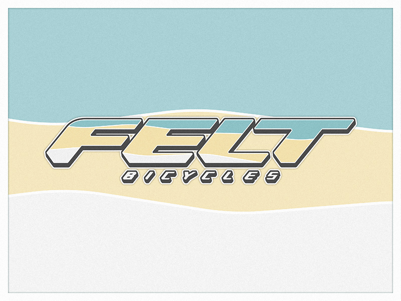 Felt Bicycles Logo Fun by MattLikesPizza on Dribbble