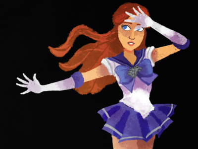 Sailor Sansa concept art design game of thrones illustration sailor moon