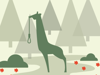 Murder Giraffe design giraffe illustration tyler vector