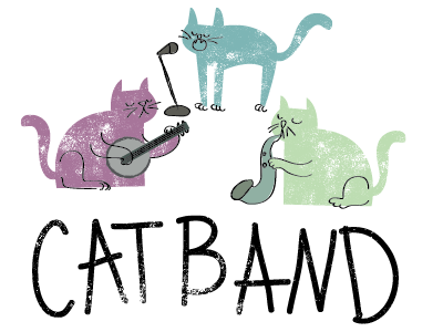 Cat Band band cat cats doodle illustration