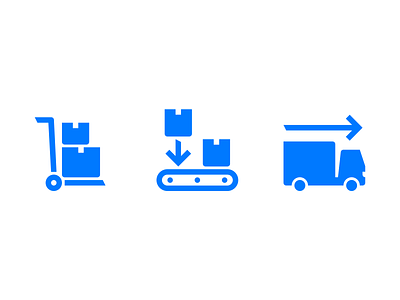 Delivery icon illustration ui vector