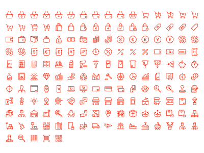 Shopping, Ecommerce & Delivery delivery ecommerce icons line iconset shopping